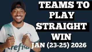 Teams To Play Straight Win This Weekend | SAFE FOOTBALL PREDICTIONS | BETTING TIPS #bettingtips