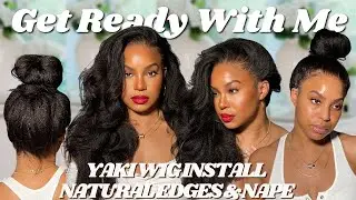2024 SUMMER *NATURAL HAIRLINE & NAPE!* YAKI STRAIGHT FULL LACE WIG INSTALL | XRSBEAUTYHAIR