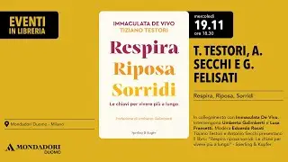 Tiziano Testori e Antonio Secchi presentano il libro: 