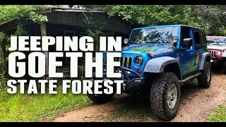 Exploring Goethe state forest by Jeep... and finding an old phosphate mine.