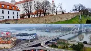 Братислава с высоты- день прогулок  и тёплый вечер с друзьями.