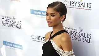 Zendaya In A Stunning Black Dress At The Chrysalis Butterfly Ball