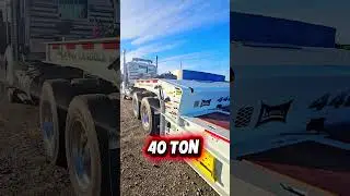 Platynowo-biały Landoll 440B do holowania C&C #trucking