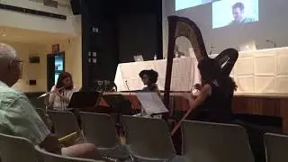 excerpt Trio (2011) for Flute, Viola, and Harp by Patrick Zimmerli, BHMF New Composers Forum 2018