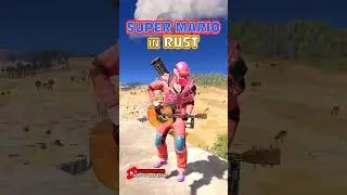 Super Mario Theme Song played on Acoustic Guitar in Rust Instruments PC Game | Short Gameplay Video