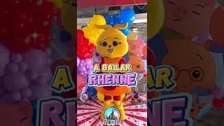 A bailar RHENNE 🐸🐰💛 #rhenne #plimplim #bailes #showinfantil #shorts #dance #kids #show
