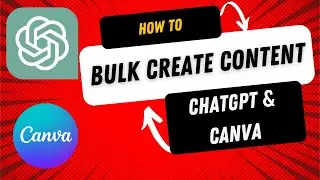 ChatGPT + Canva lets you bulk create content with Ai