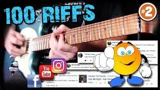 100 Greatest Guitar Riffs | Suggested by YOU!