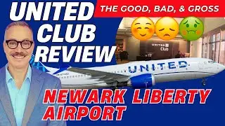United Club - Терминал аэропорта Ньюарка. C: Хорошее, плохое и ужасное #unitedairlines #newarkairport #airport