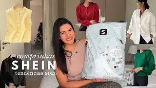 ABRINDO MUITAS COMPRAS DA SHEIN ✨ | PROVANDO TRICOTS, CAMISA, CONJUNTOS SHEIN, PIJAMA PREMIUM 🛍️