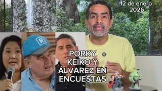 Porky, Keiko y &Aacute;lvarez en encuestas #las5pepasdellanos #noticias 12/1/26