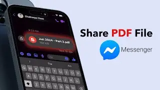Как отправить PDF-файл в Facebook Messenger?