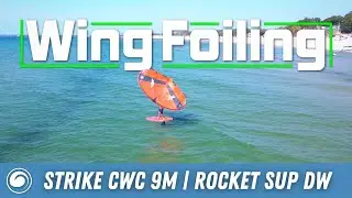 2024 F-One Strike CWC 9m | Rocket SUP Downwind Pro Carbon | Light Wind Wing Foiling Session