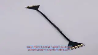 Slim coaxial cable 2 pin extension cable 81465-100b-02-d edp vs lvds connector Thermal Overload Sens