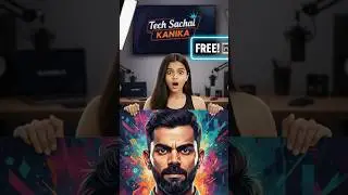 Free Celebrity Wall Posters कैसे बनाएं? 😱 (Secret AI Prompt) #Shorts #TechSachai