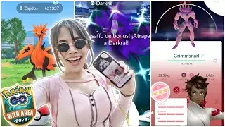 En el WILD AREA Dia 2 CONSIGO a GRIMMSNARL SHUNDO GIGANTAMAX y DARKRAI OSCURO SHINY! 😍 - Pok&eacute;mon GO