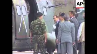 MACEDONIA: SKOPJE: NATO CHIEF SOLANA VISIT UPDATE