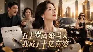 《五十歲離婚當天，我成了十億富婆》全集一口氣看完，無刪減，完整版！！！