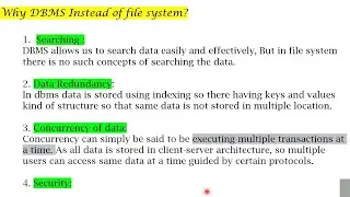 File System vs DBMS in Hindi | Why we use DBMS instead of file system | Database Management System