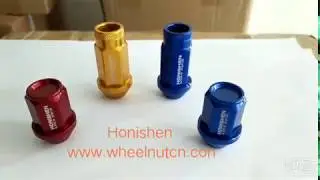 Aluminum lug nut