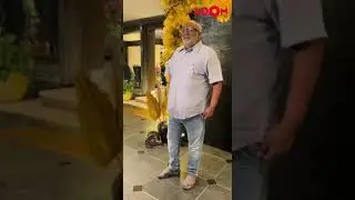 Oscar winner M. M. Keeravani attends Ram Charan's birthday bash #shorts #mmkeeravani #rrr #ramcharan