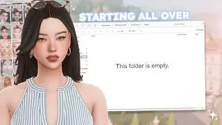 I lost my entire Sims 4 folder, so we're going CC shopping ♡
