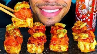 ASMR SUSHI MUKBANG | EATING DEEP FRIED SUSHI ROLLS *BIG BITES* | No Talking