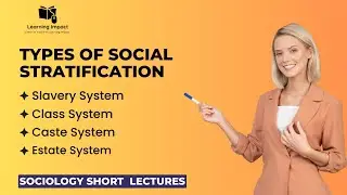Examples of Social Stratification| Slavery, Caste, Class and Estate Systems| Sociology