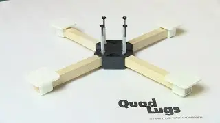 QuadLugs - 180 - 250 Mini Racing Rail - X Quad - Electronics Install