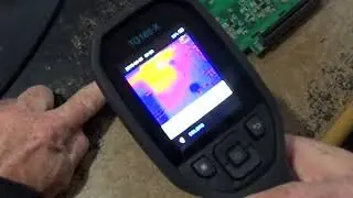 How to use a Flir Thermal Imaging Camera for Circuit Board Repair - Finding Dead Short