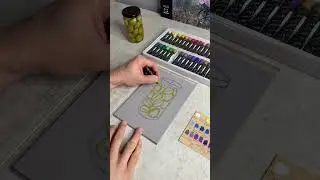 Дорогая vs бюджетная масляная пастель. Сравниваю рисунок #oilpastel #маслянаяпастель