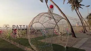 4K Virtual Walking Tour On Pattaya Beach Thailand