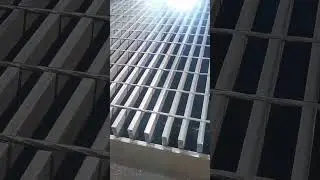 How Steel Bar Grating Is Made  From Raw Steel to Industrial Strength | Welding Sparks  #steelgrating