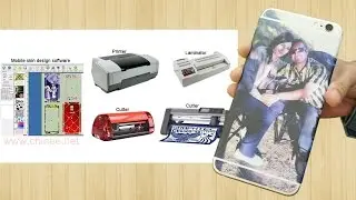 iPhone 6 Plus mobile skin sticker designing and making process