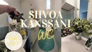 SIIVOA KANSSANI | WC:n kevätsiivous | Siivousmotivaatio