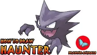 How To Draw Haunter Pokemon | Drawing Animals