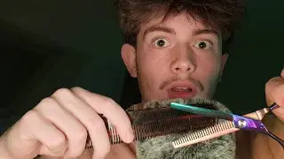 ASMR. Rp COIFFEUR aux ciseaux ✂️ 💈