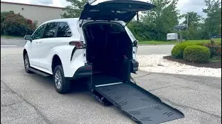 2025 Toyota Sienna LE Wheelchair van with the Rear Entry VMI( Vantage Mobility) Conversion.