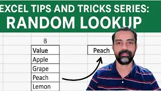 Excel Tips and Tricks: Random Lookup