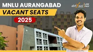 🎓 MNLU Aurangabad Vacant Seats 2025 – Complete Details! 📊