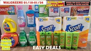 Walgreens Couponing Deals 1/18-1/24 | FREE PERSONAL CARE | EASY FRIENDLY DEALS 