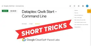 Dataplex: Qwik Start - Command Line | Lab Solution | Short Trick | Monsoon Week 3 | Skill Badge