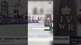 Mount Horeb High School Band Stuns London Parade! #shorts