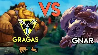Trinity Force Gragas vs Gnar || I WILL CLIMB TO DIAMOND WITH THIS BUILD