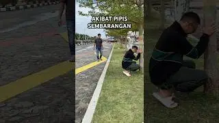akibat pipis sembarangan 🤣 #funny #ahmadhafiz #comedy