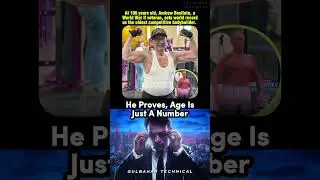 Breaking Records at 100! Oldest Competitive Bodybuilder! 🏆
