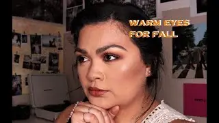 WARM CUT CREASE EYE LOOK // CROWN PRO FUEGO PALETTE