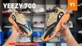 Yeezy 700 V1 ENFLAME AMBER!!! On-Feet + Calidad + Talla + Precio!! Los mejores V1 del 2021!! español