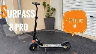 Trottinette &eacute;lectrique &agrave; moins de 200&euro; : SURPASS 8 Pro