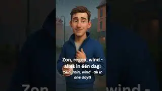 Typisch Nederlands weer! 🌦️ Learn Dutch Naturally with Luna & Tom
